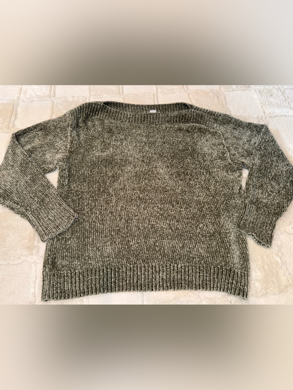 Tommy Bahama Women’s Olive Green Knit Crewneck Sweater Size S